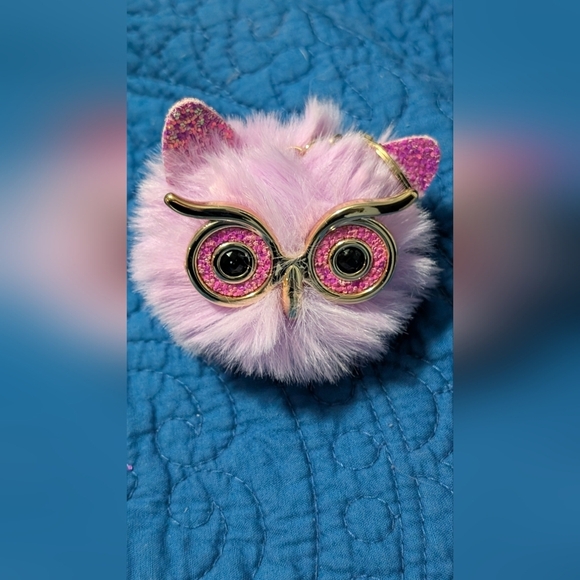 New Cute Owl Keychain with Pink and Purple Accents - Picture 5 of 7